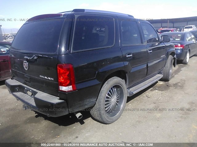 1GYEK63N93R308076 - 2003 CADILLAC ESCALADE LUXURY Սև լուսանկար 4