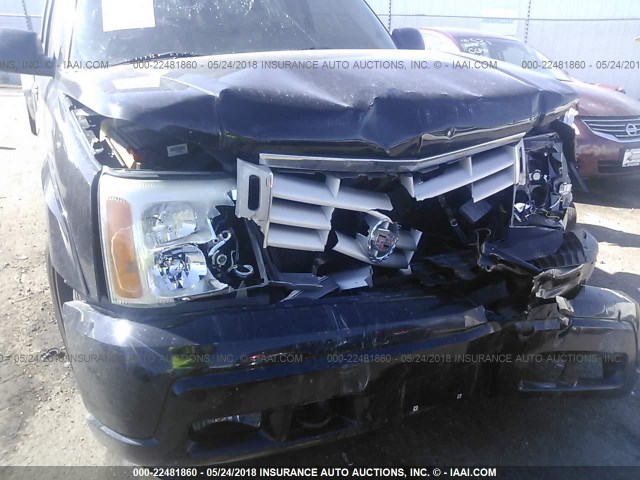 1GYEK63N93R308076 - 2003 CADILLAC ESCALADE LUXURY Սև լուսանկար 6