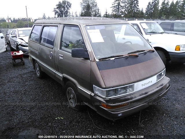 JT3YR26W4H5030489 - 1987 TOYOTA VAN WAGON LE BROWN photo 1