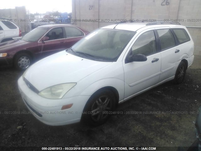 1FAFP36371W221785 - 2001 FORD FOCUS SE/SE COMFORT WHITE photo 2