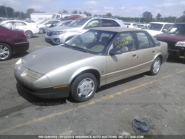 1G8ZH5286SZ105909 - 1995 SATURN SL1 GOLD photo 2