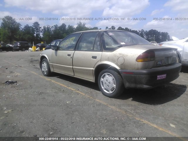 1G8ZH5286SZ105909 - 1995 SATURN SL1 GOLD photo 3