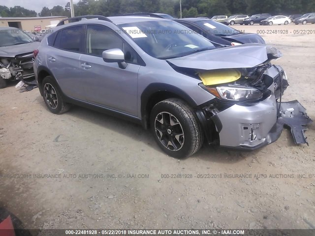 JF2GTABC4JH220345 - 2018 SUBARU CROSSTREK PREMIUM SILVER photo 1