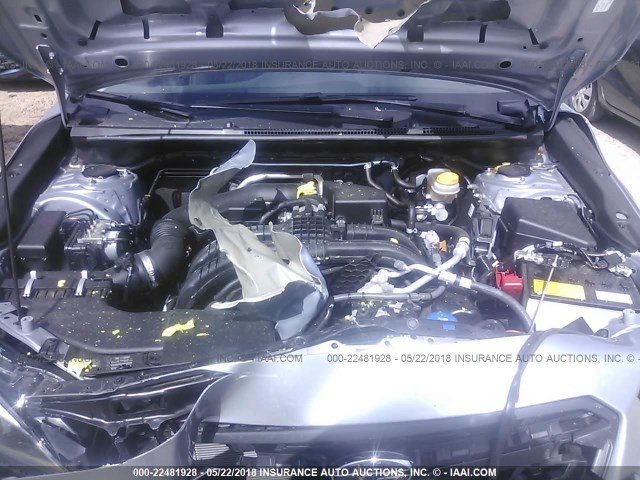 JF2GTABC4JH220345 - 2018 SUBARU CROSSTREK PREMIUM SILVER photo 10