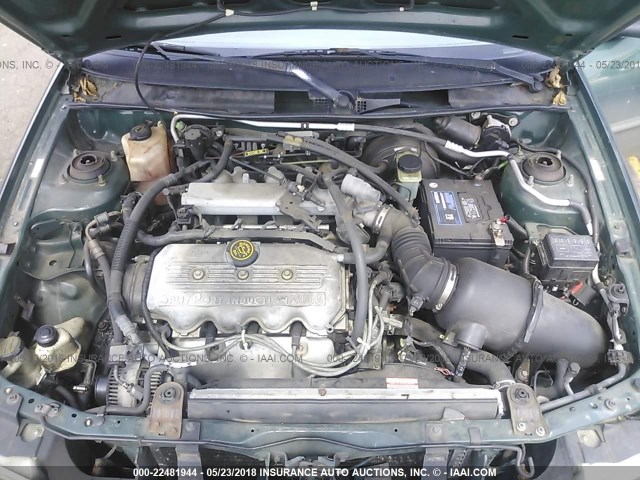 1FAFP13P3XW165929 - 1999 FORD ESCORT SE GREEN photo 10