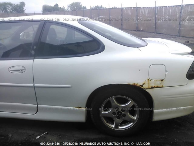 1G2WP12K1XF290092 - 1999 PONTIAC GRAND PRIX GT WHITE photo 6