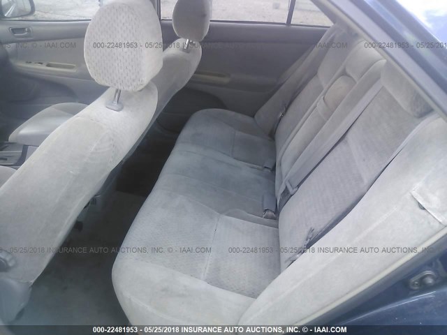 4T1BE32K62U618604 - 2002 TOYOTA CAMRY LE/XLE/SE 蓝色 照片 8