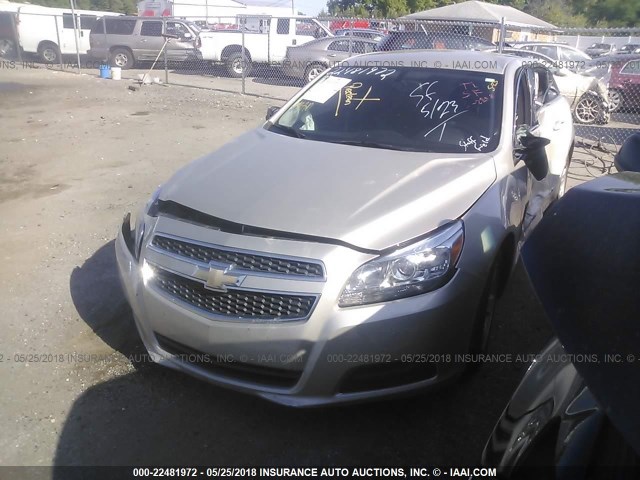 1G11C5SA5DF229168 - 2013 CHEVROLET MALIBU 1LT 金色 照片 2