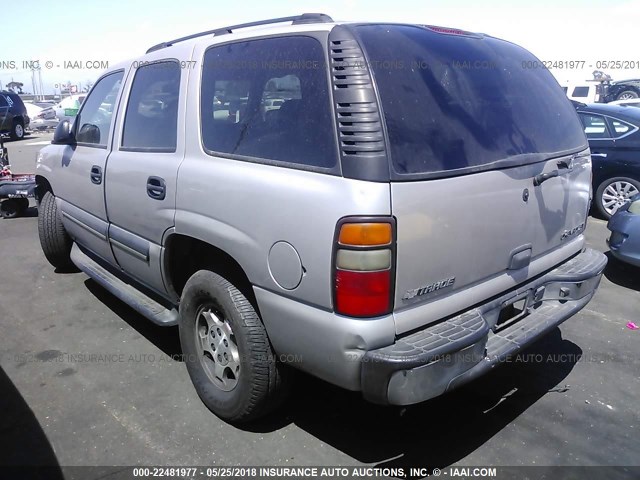 1GNEC13V54R172835 - 2004 CHEVROLET TAHOE C1500 TAN photo 3