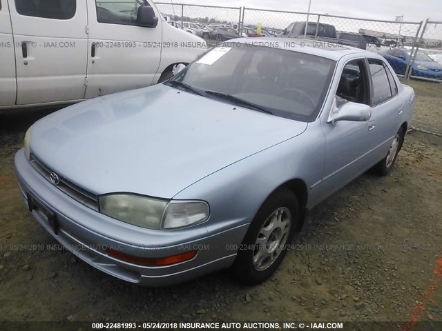 JT2VK13E8N0043708 - 1992 TOYOTA CAMRY XLE BLUE photo 2