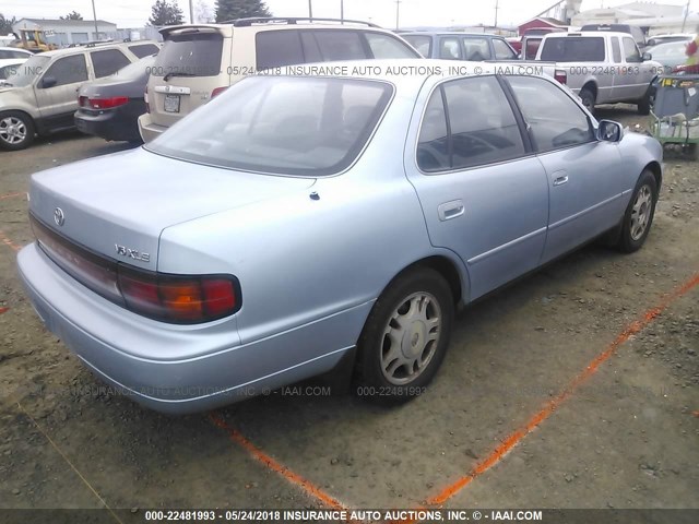 JT2VK13E8N0043708 - 1992 TOYOTA CAMRY XLE BLUE photo 4