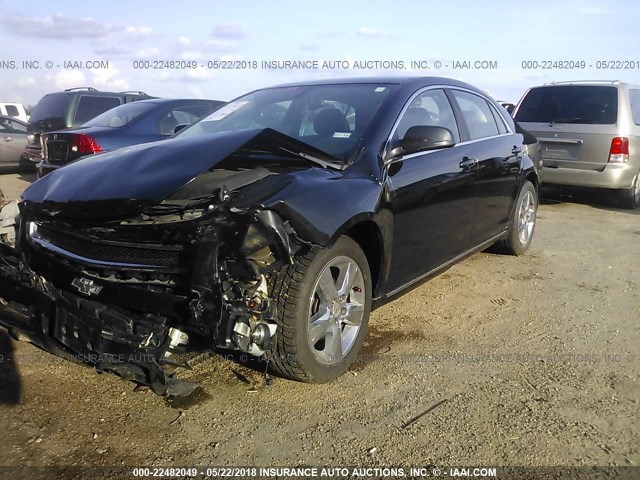 1G1ZD5E19BF357406 - 2011 CHEVROLET MALIBU 2LT BLACK photo 2