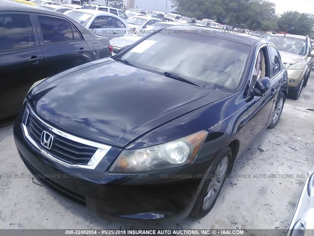 1HGCP26839A127710 - 2009 HONDA ACCORD EXL BLACK photo 2