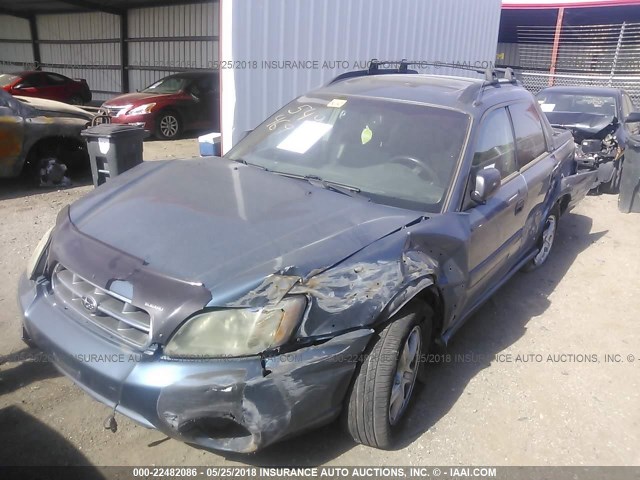 4S4BT62C267104592 - 2006 SUBARU BAJA SPORT BLUE photo 6