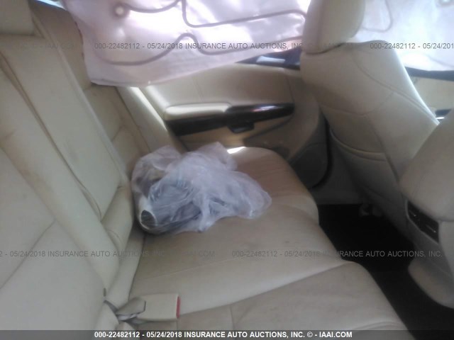 5J6TF2H56CL010343 - 2012 HONDA CROSSTOUR EXL წითელი ფოტო 8