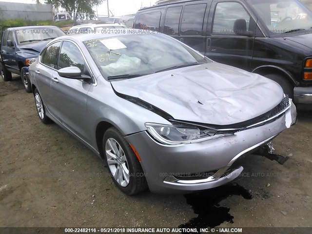 1C3CCCAB5GN157207 - 2016 CHRYSLER 200 LIMITED SILVER photo 1