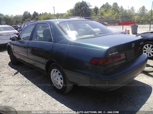 4T1BG22K1VU800428 - 1997 TOYOTA CAMRY CE/LE/XLE 绿色 照片 3