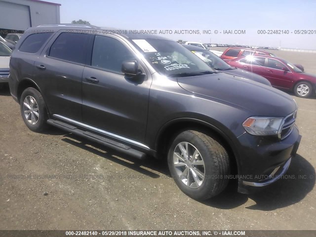 1C4RDJDG7EC599560 - 2014 DODGE DURANGO LIMITED GRAY photo 1