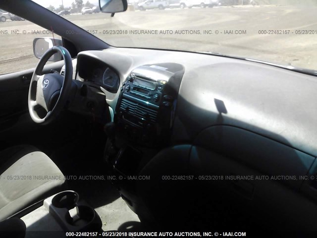 5TDZA23C34S036466 - 2004 TOYOTA SIENNA CE/LE GRAY photo 5