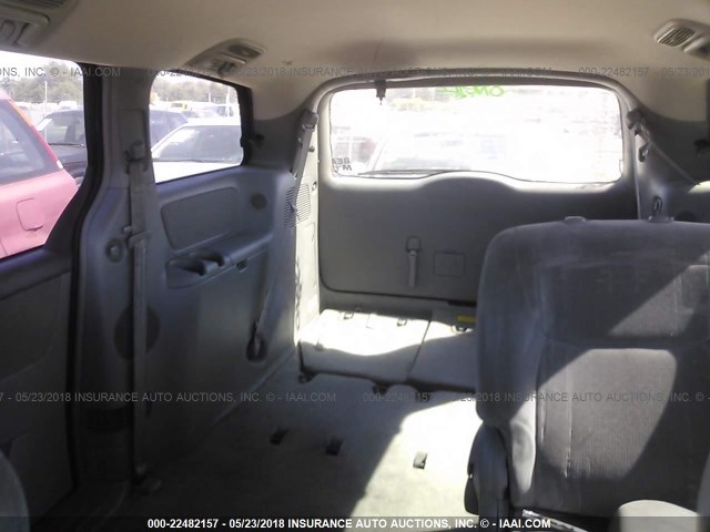 5TDZA23C34S036466 - 2004 TOYOTA SIENNA CE/LE GRAY photo 8