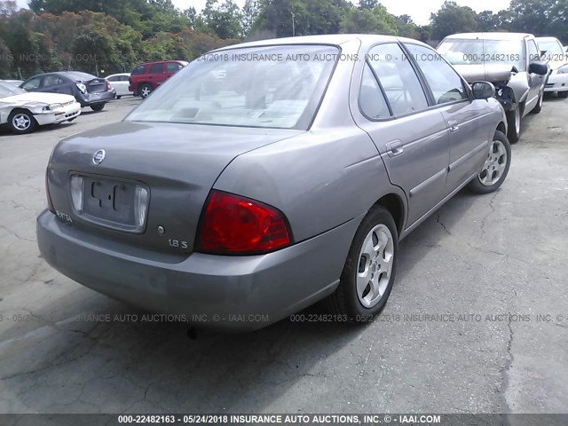 3N1CB51D85L511801 - 2005 NISSAN SENTRA 1.8/1.8S GRAY photo 4