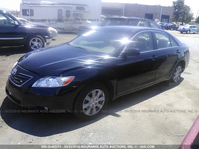 JTNBK46K673015514 - 2007 TOYOTA CAMRY NEW GENERAT LE/XLE/SE BLACK photo 2
