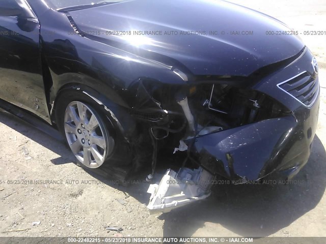 JTNBK46K673015514 - 2007 TOYOTA CAMRY NEW GENERAT LE/XLE/SE BLACK photo 6