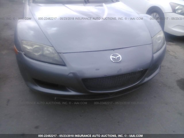 JM1FE173640115645 - 2004 MAZDA RX8 GRAY photo 6