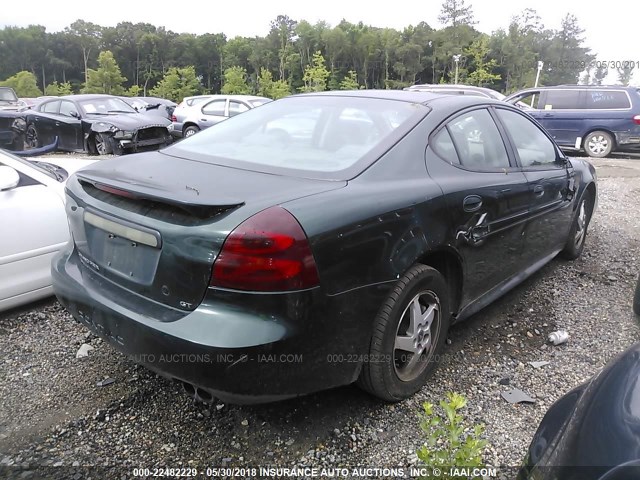 2G2WP542341174139 - 2004 PONTIAC GRAND PRIX GT GREEN photo 4