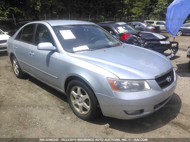 5NPEU46F26H081995 - 2006 HYUNDAI SONATA GLS/LX BLUE photo 1