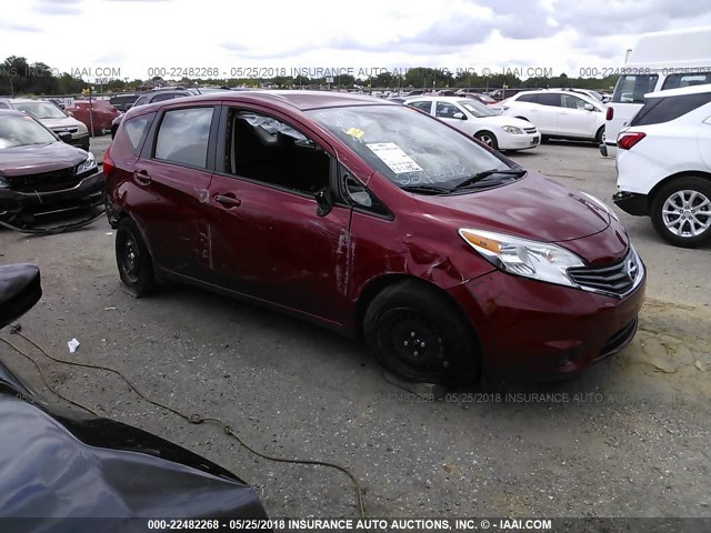 3N1CE2CP3EL428290 - 2014 NISSAN VERSA NOTE S/S PLUS/SV/SL RED photo 6