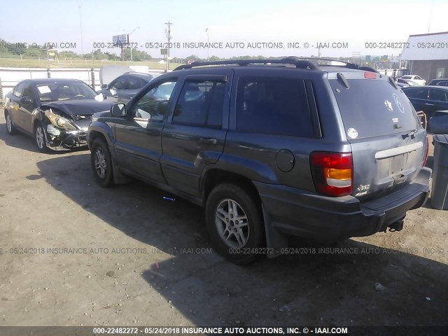 1J4GW48S24C188660 - 2004 JEEP GRAND CHEROKEE LAREDO/COLUMBIA/FREEDOM BLUE photo 3