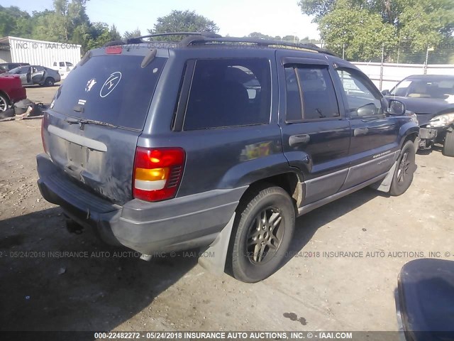 1J4GW48S24C188660 - 2004 JEEP GRAND CHEROKEE LAREDO/COLUMBIA/FREEDOM BLUE photo 4