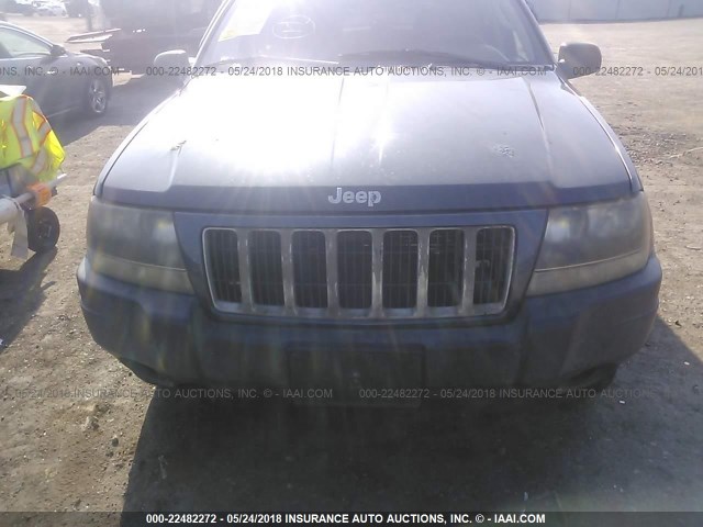 1J4GW48S24C188660 - 2004 JEEP GRAND CHEROKEE LAREDO/COLUMBIA/FREEDOM BLUE photo 6