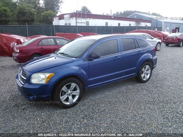 1B3CB3HA2AD567053 - 2010 DODGE CALIBER MAINSTREET BLUE photo 2