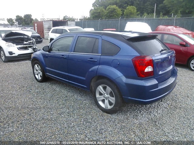 1B3CB3HA2AD567053 - 2010 DODGE CALIBER MAINSTREET BLUE photo 3