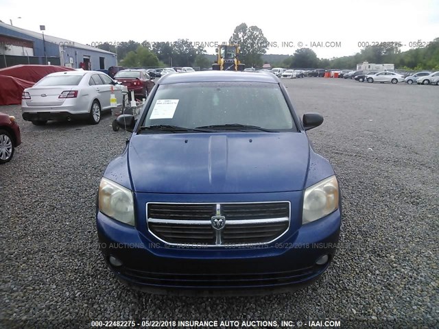 1B3CB3HA2AD567053 - 2010 DODGE CALIBER MAINSTREET BLUE photo 6