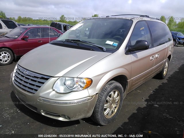 2A4GP54L46R812244 - 2006 CHRYSLER TOWN & COUNTRY TOURING GOLD photo 2