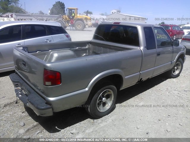 1GCCS1944WK268842 - 1998 CHEVROLET S TRUCK S10 TAN photo 4