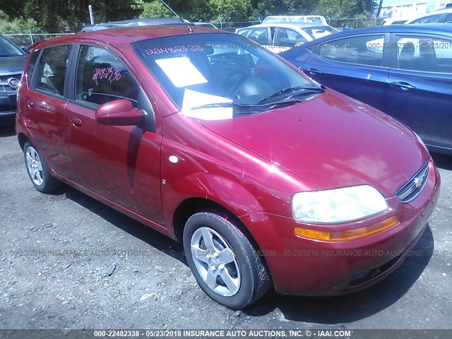 KL1TD66617B751744 - 2007 CHEVROLET AVEO LS 红色 照片 1