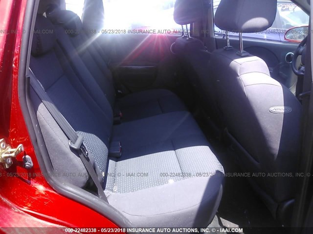 KL1TD66617B751744 - 2007 CHEVROLET AVEO LS 红色 照片 8