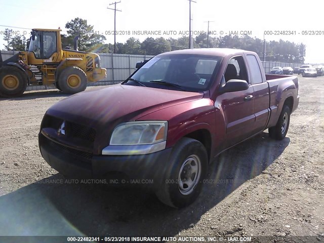 1Z7HC22K36S600338 - 2006 MITSUBISHI RAIDER LS MAROON photo 2