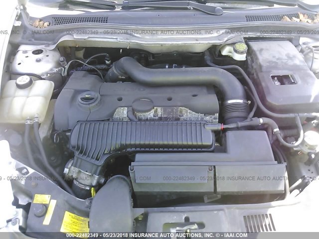 YV1MH682352056247 - 2005 VOLVO S40 T5 SILVER photo 10