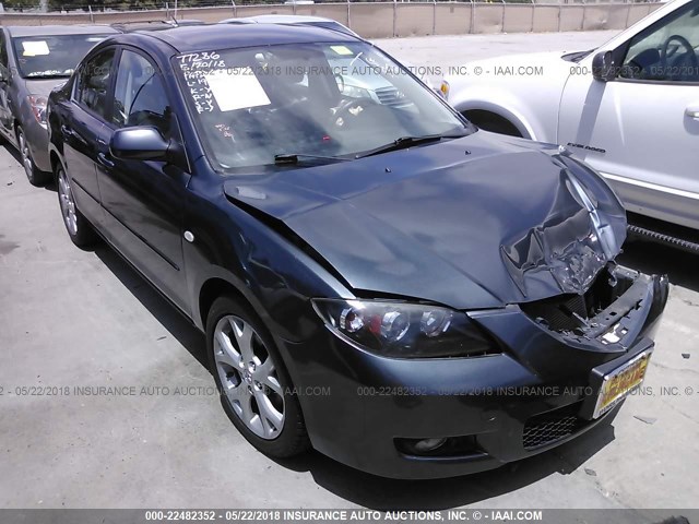 JM1BK32G291243539 - 2009 MAZDA 3 I GRAY photo 1