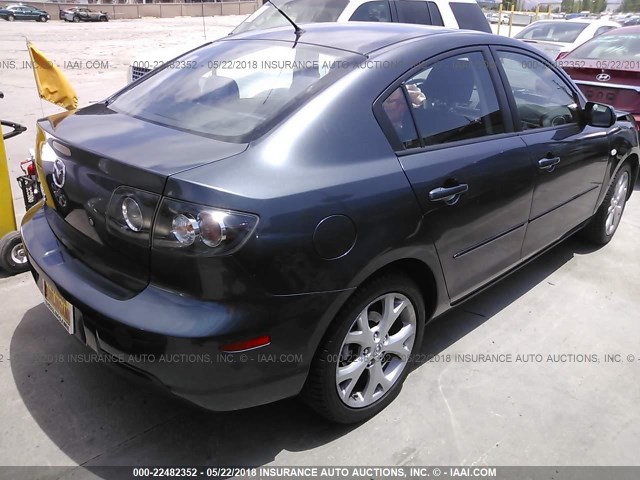 JM1BK32G291243539 - 2009 MAZDA 3 I GRAY photo 4