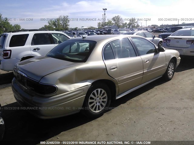 1G4HP52K25U190678 - 2005 BUICK LESABRE CUSTOM BEIGE photo 4