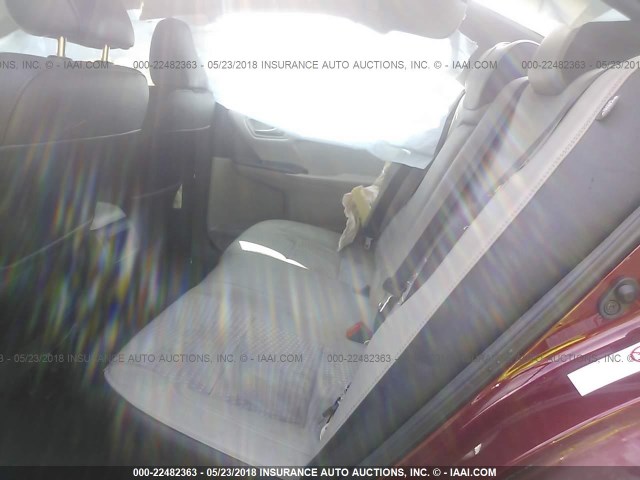 4T1BF1FKXFU887352 - 2015 TOYOTA CAMRY LE/XLE/SE/XSE RED photo 8