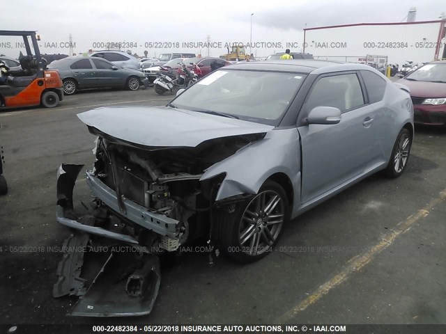 JTKJF5C7XB3004172 - 2011 TOYOTA SCION TC 灰色 照片 2