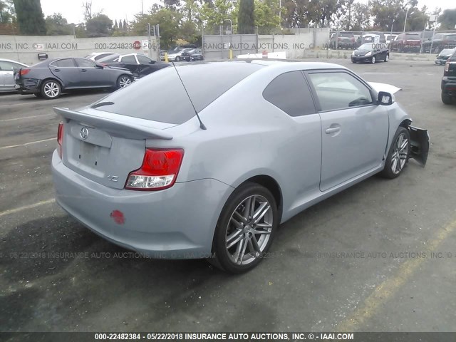 JTKJF5C7XB3004172 - 2011 TOYOTA SCION TC 灰色 照片 4