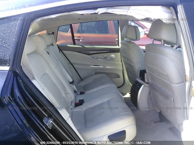 WBA5M0C5XED084956 - 2014 BMW 550 XIGT BLUE photo 8